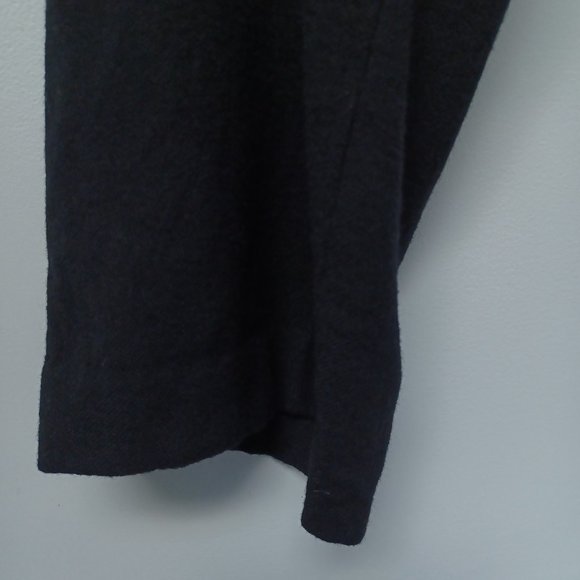 Eileen Fisher Wool Blend Front Zip Pants, Black, Size S - Picture 3 of 8